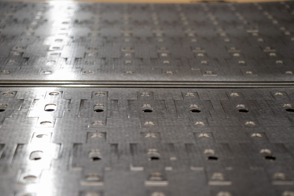 Tôles découpées inox